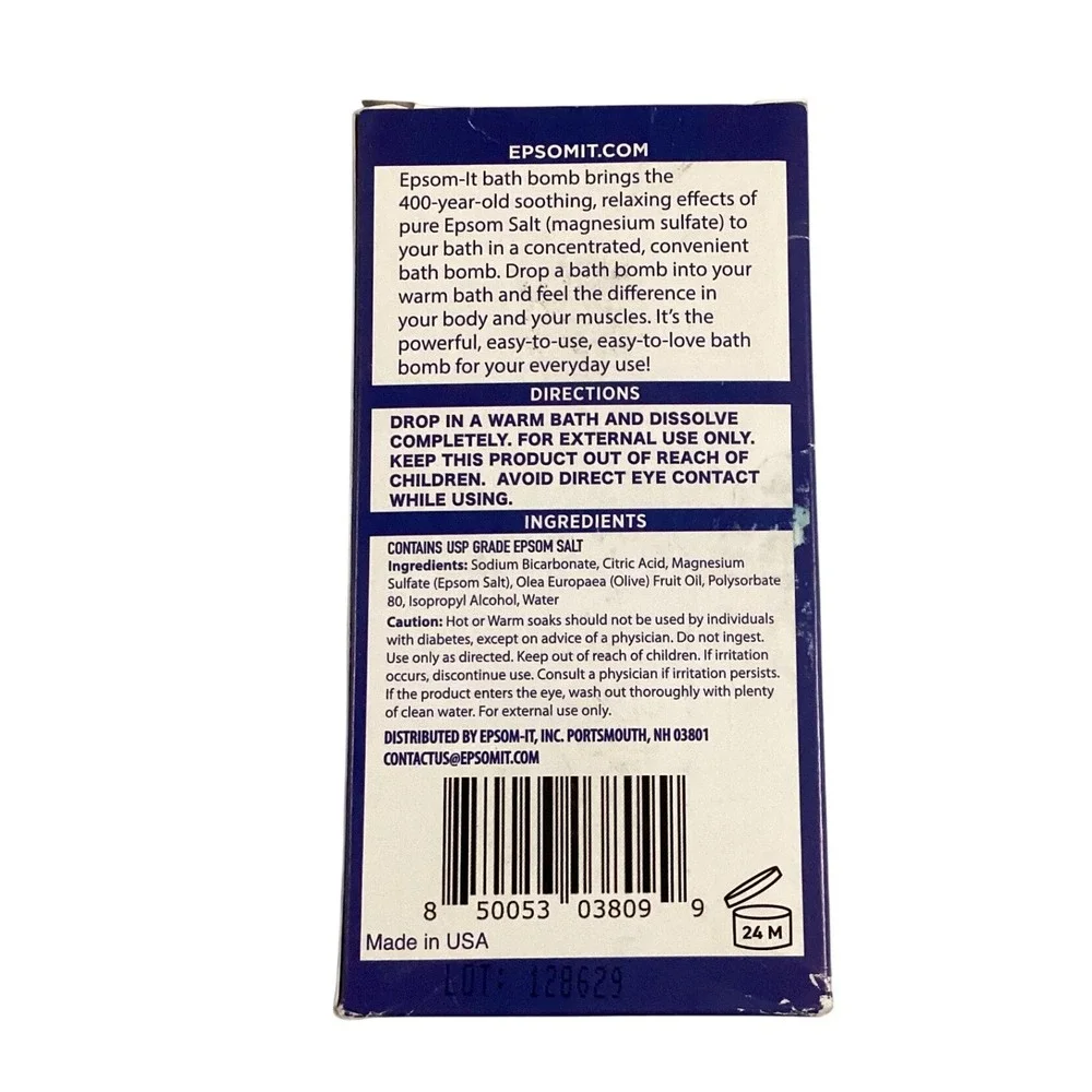 Epsom-It‎ Epsom Salt Bath Bomb Concentrated Muscle Recovery 2 Count
